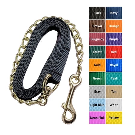 Jacks Single Thick Lead Shank with 20 in Brass Plated Chain Royal 397RY